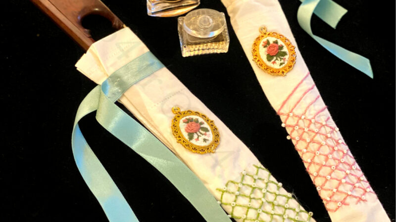 Chevalier à la rose 4 carré noir